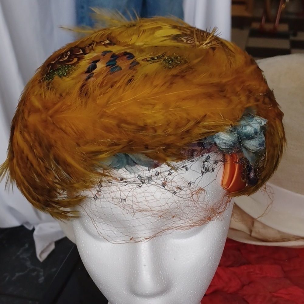 Vintage Feathered Hat